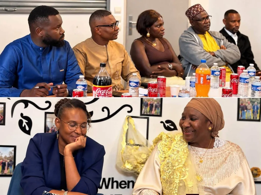 Autre photographie de la rencontre publiée par DiasporaActu